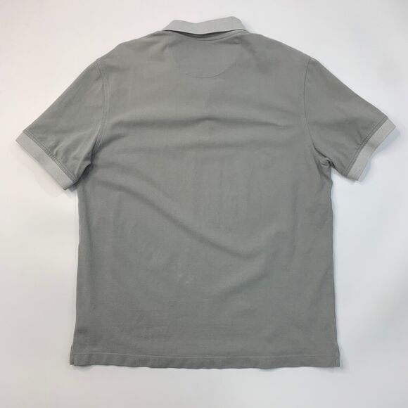 Untuckit Polo Shirt Mens L Large Gray Gondola Regular Fit Pima Short Sleeve Golf - Picture 7 of 11